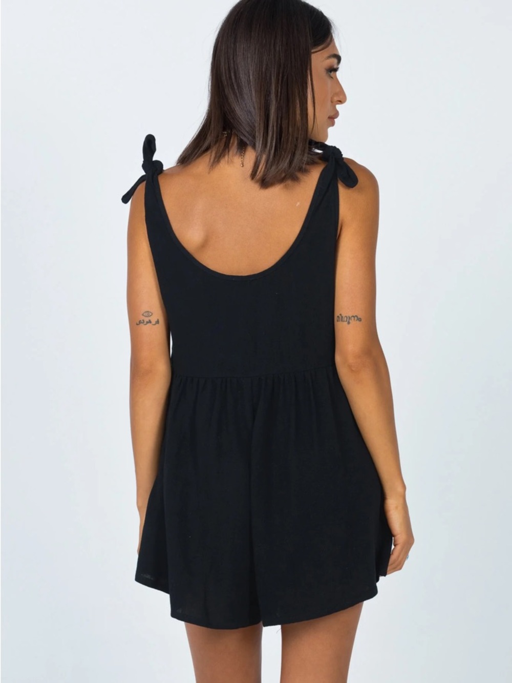 Princess Polly Tay Romper Black - Picture 3 of 6